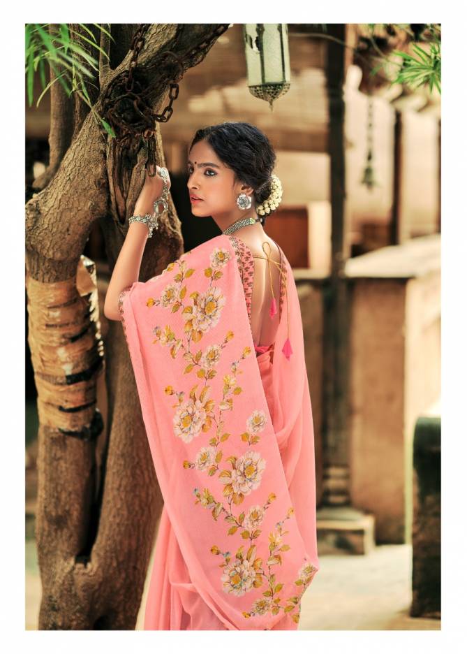 Kashvi Anupriya Fancy Casual Wear Chiffon Printed Fancy Saree Collection